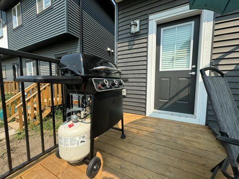 BBQ with Shade & Patio Furniture