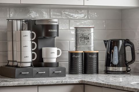 Complimentary Coffee, Tea & Water