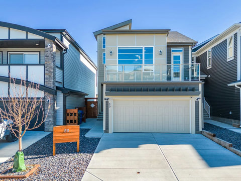 Welcome to our beautiful home with driveway parking and a front and rear balcony.