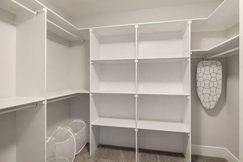 Spacious Walk In Closet - Master Bedroom