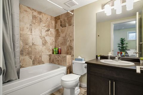 Luxurious & large Basement bathroom, shower,  tub,  sink