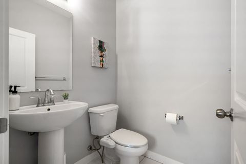 Half Bathroom With Bidet, Offers Convenience And Style