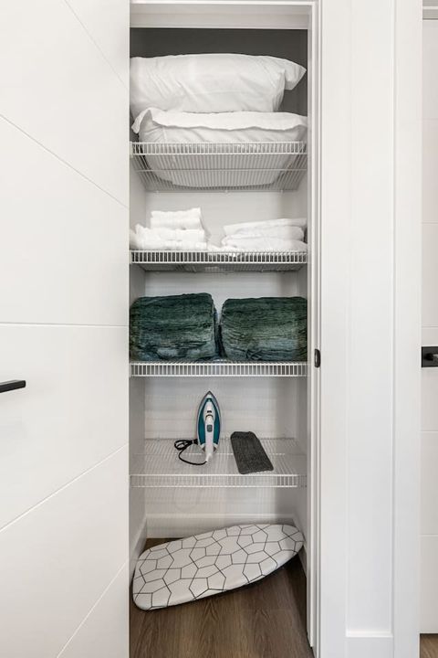 For families, we’ve provided a high chair and travel crib to accommodate even the youngest travelers. The laundry room is equipped with a washer, dryer, and detergent to ensure your stay is hassle-free.
