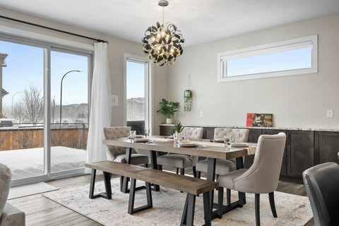 Elegant dining space perfect for gathering and shared meals with family