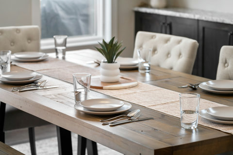 Beautifully appointed dining space perfect for gathering and meals together