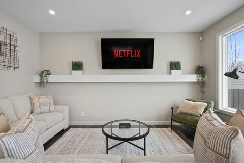 Stylish living room perfect for relaxing evenings and entertainment