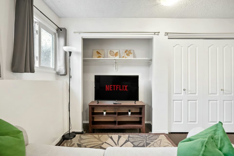 Enjoy complimentary Netflix on the sofa or sofa bed!
