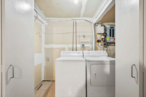 In-suite laundry