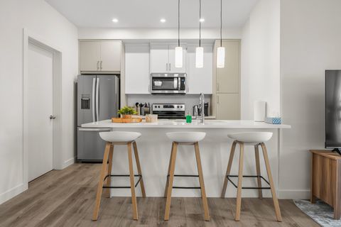 Bright, modern kitchen perfect for preparing meals together