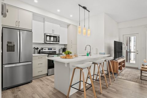 Sleek modern kitchen perfect for preparing meals together