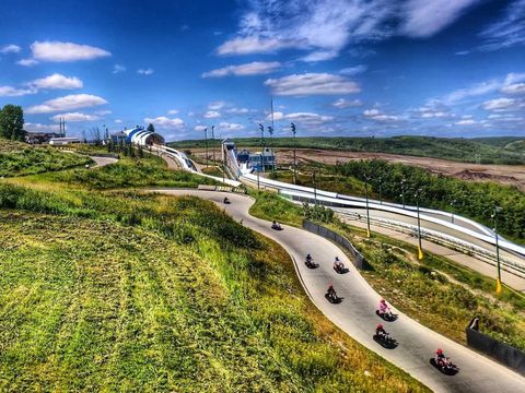 Go Downhill Karting at Winsport just 10 minutes away!