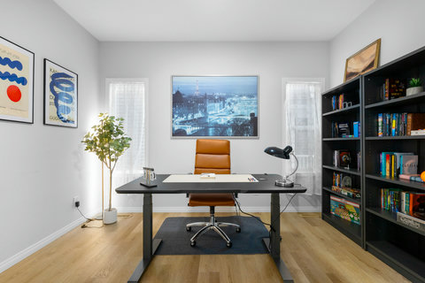 Large Office Area & Library