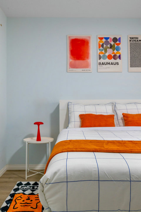 Queen Bed #3 with 58" Smart TV