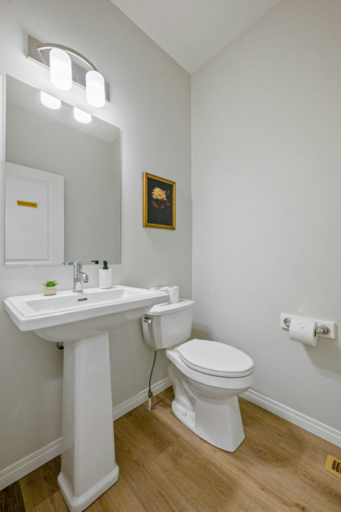 Half Bathroom on Main Floor