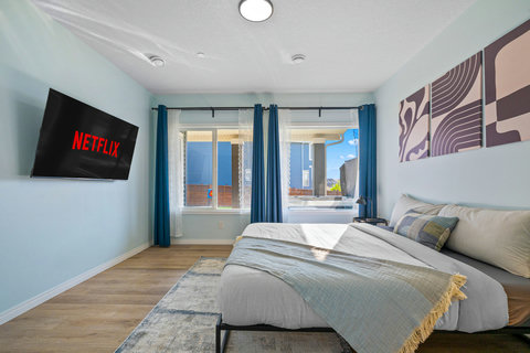 King Bed #4 with 58" Smart TV