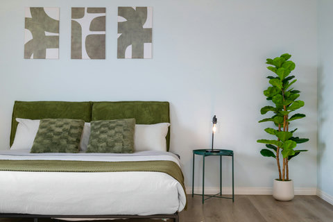 Master King Bed #1 with 58" Smart TV