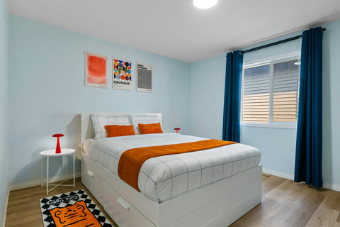 Queen Bed #3 with 58" Smart TV