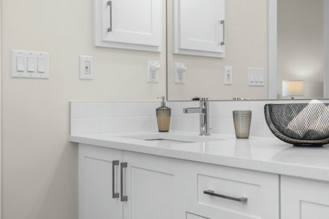 Bright modern vanity where your morning routine feels effortless