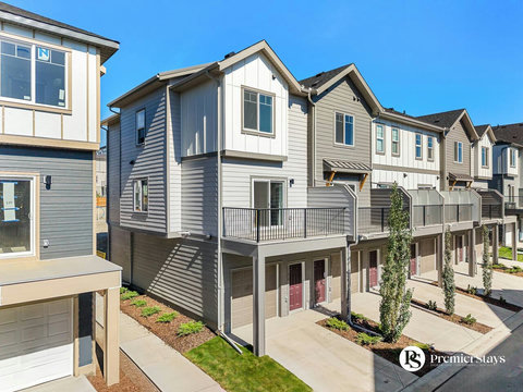 Charming contemporary townhouse community nestled in a vibrant neighborhood setting