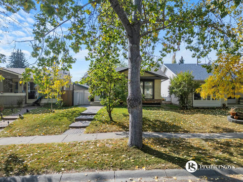 Charming tree-lined neighborhood with welcoming street frontage