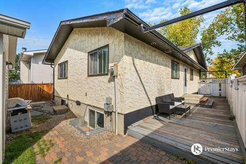Expansive outdoor deck perfect for relaxing and entertaining guests