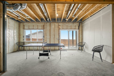 Open recreation space perfect for games and entertaining guests
