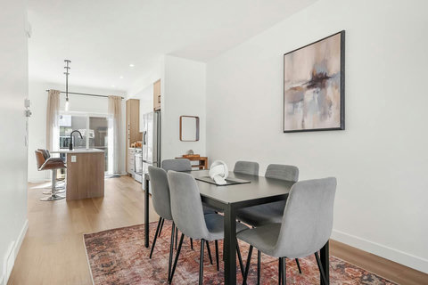 Elegant dining space perfect for gathering and sharing meals together