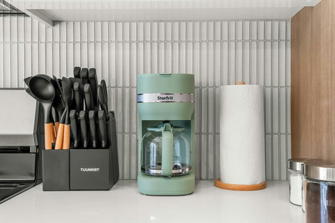 Well-equipped kitchen with modern appliances and organized storage