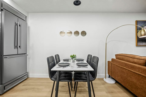 Stylish dining space perfect for intimate meals and gatherings