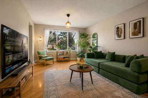 Comfortable living space with plenty of natural light and modern furnishings