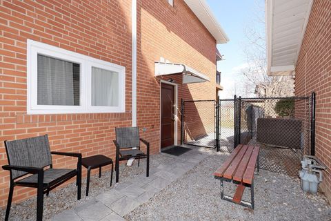 Private entrance with a small patio