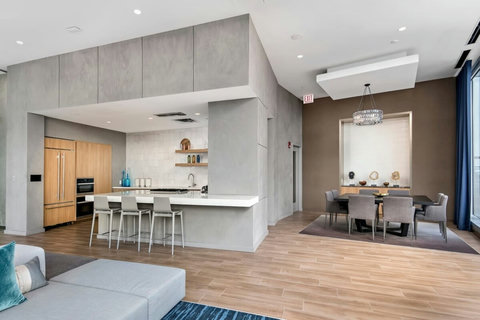 Resident lounge/demonstration kitchen
