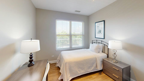 Den with twin bed and desk & chair (can be set up as an office too)
