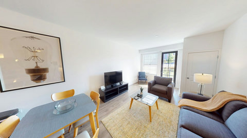 Living Room with Dining Area