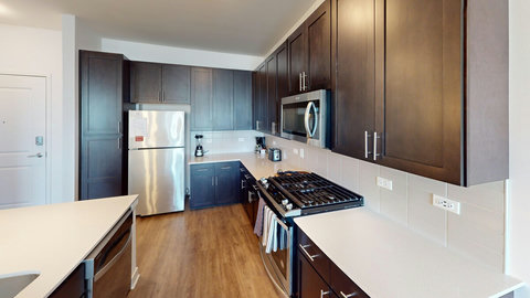Fully stocked kitchen