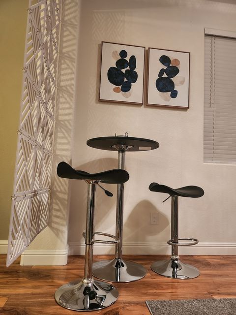 Pub table in hangout area