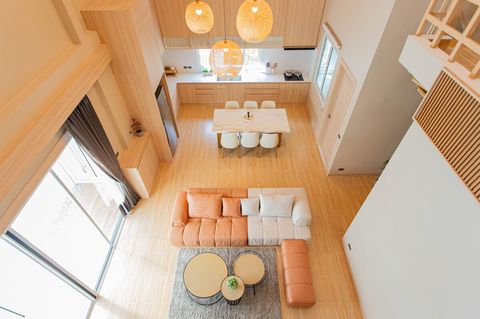 Open space living room