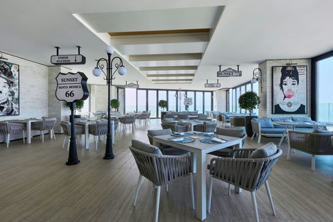 The building has a restaurant, making dining easy and convenient during your stay.
