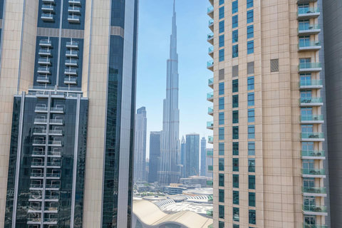Enjoy breathtaking views of the Burj Khalifa and Downtown Dubai right from your private balcony!