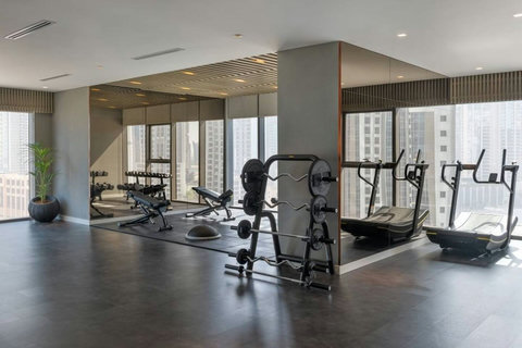 Stay on top of your fitness routine during your stay! Enjoy complimentary access to the gym, open daily from 7:00 AM to 10:00 PM.