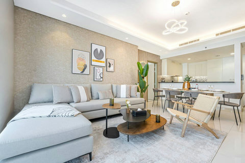 The open layout seamlessly connects the living, kitchen, and dining areas, making it perfect for socializing and quality time together.