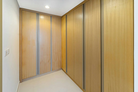 You'll have access to a spacious walk-in closet, perfect for storing your luggage and other belongings.