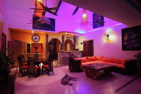 Lounge, with many differant lighting moods