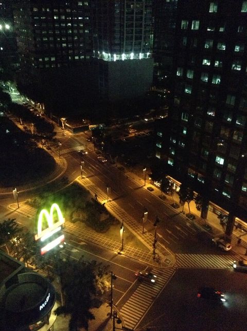 City view from the unit 