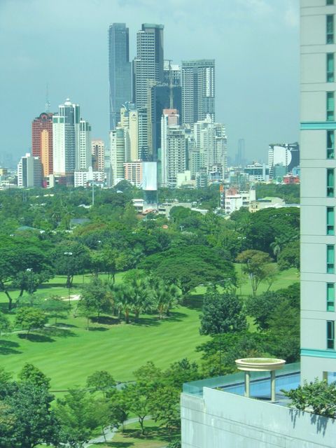 Makati skyline view