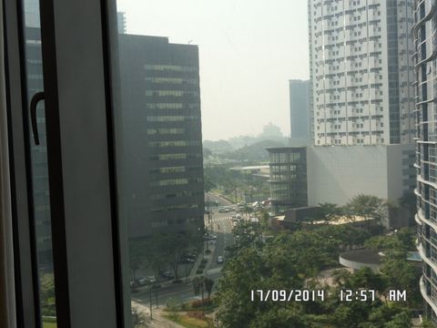 Views of city sky line from master bedroom