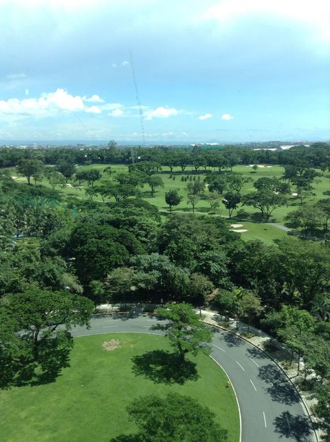Golf course view from lounge