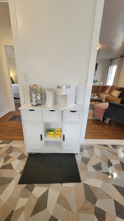 kitchen coffee area