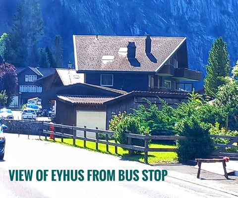 Bus stop 30 meters away