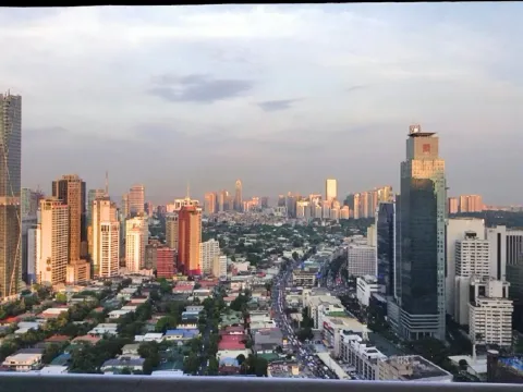 View from the apartment over Bel-Air village 